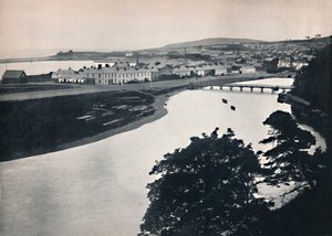 ウィックロー-町と川の概観、1895 作： Unbekannt