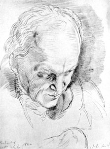 ウィリアムブレイク1757-1827、イギリスの神秘家、詩人、画家、彫刻家、1820年 作： Unbekannt