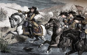ウィリアム3世。ボインで、1690、c1880。 作： Unbekannt