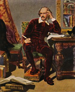ウィリアム・シェイクスピア1564-1616。 -J.フェードによる絵画、1934年。 作： Unbekannt