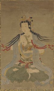 柳の枝観音、明代、17世紀。 作： Unbekannt