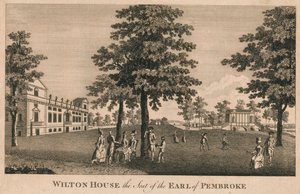 ウィルトンハウス、ペンブローク伯爵の座、1779年。 作： Unbekannt