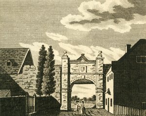 ウィンチープゲート、カンタベリー、c1786。 作： Unbekannt