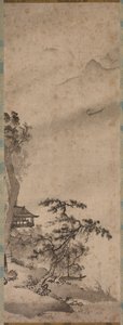 1400年代半ばの風光明媚なヨットのある風景。 作： Unbekannt