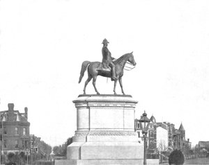 ウィンフィールドスコット像、ワシントンDC、アメリカ合衆国、c1900。 作： Unbekannt