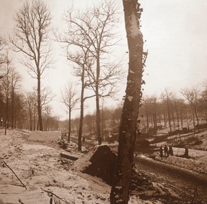 冬、北フランス、ジェニコルト、c1914-c1918 作： Unbekannt