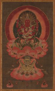 情熱の英雄愛染明王、1300年代。