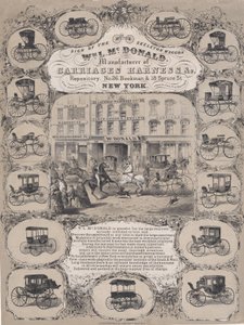 うーん。 L. McDonald、Manufacturers of Carriage Harness & Co. Repository、No. 26 Beekman & 1...、1852-86。 作： Unbekannt