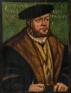 ヴォルフ・フォン・マクスライン 1500-1561年頃、ヴァルデックのフライヘル（1530年頃）。 作： Unbekannt