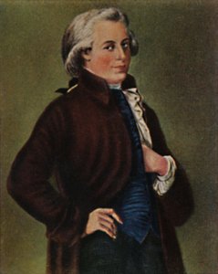 ヴォルフガングアマデウスモーツァルト1756-1791。 -ティシュバインによる絵画、1934年。 作： Unbekannt