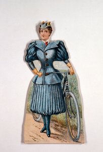 サイクリングドレスの女性、アメリカ人、c1900 作： Unbekannt