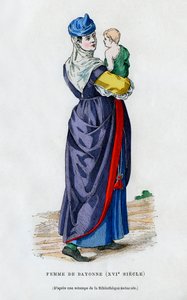 フランス、バイヨンヌの女、16世紀1882〜1884年 作： Unbekannt