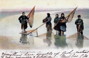 女性のエビ漁師、カレー、1905