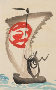 木版画 - 宝船 作： Unbekannt