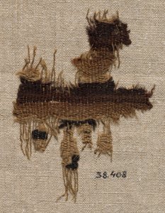ウールの断片、3世紀。 作： Unbekannt