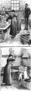 ノーベル爆発物会社の労働者、アーディア、エアシャー、1884 作： Unbekannt