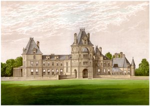 Wynnstay、デンビーシャー、ウェールズ、Baronet Williams-Wynnの家、c1880 作： Unbekannt