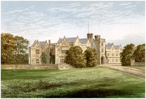 ウィザム修道院、オックスフォードシャー、アビンドン伯爵の家、c1880 作： Unbekannt