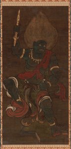鎌倉時代・13～14世紀の金剛力士青飯の夜叉形。 作： Unbekannt