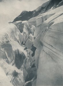 グリンデルワルト、c1935の上のベルグリによるあくびクレバス 作： Unbekannt