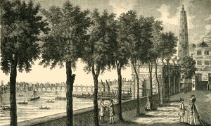 ヨーク階段と給水塔、1881年。 作： Unbekannt