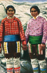 若いイヌイット女性、グリーンランド、c1928。 作： Unbekannt