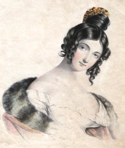 19世紀の若い女性 作： Unbekannt