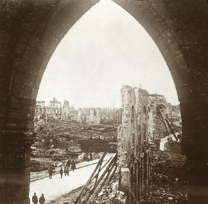 遺跡のイープル、フランダース、ベルギー、c1914-c1918