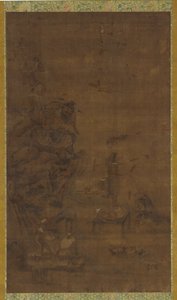 鍾馗 五疫を調教、16～17世紀。 作： Unbekannt