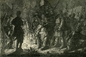 ジスカとフス家、1890年。
