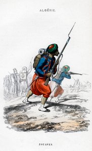 Zouaves、アルジェリアのフランス軍 作： Unbekannt