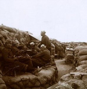 イゼル川の近くのゾアベス、ニーウポールト、フランダース、ベルギー、c1914-c1918 作： Unbekannt