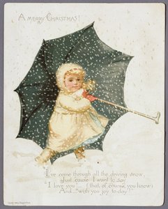 メリークリスマス、クリスマスカード、1888 作： Unbekannt Unbekannt
