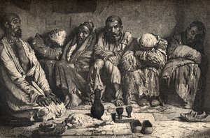 チャールズラプラント（d.1903）によって刻まれた、中央アジアのアヘンの巣、「手の世界」のイラスト、1878年公開 作： Unbekannt Unbekannt