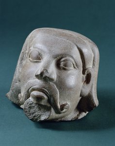 紀元前3世紀の外国人サルナートの砂岩の頭 作： Unbekannt Unbekannt