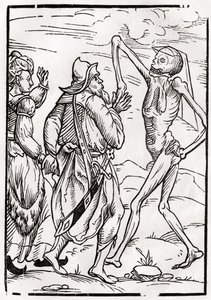 1843年にバーゼルで公開された「Der Todten Tanz」から、Unbelieving Husbandの死が訪れる