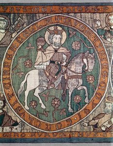 南ドイツのバンベルク大聖堂にある刺繍された正面玄関、1300年頃 作： Unbekannt Unbekannt