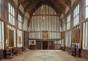 ゲインズボロオールドホール、グレートホール、c.1460-80イングリッシュスクール、リンカンシャー、イギリス 作： Unbekannt Unbekannt