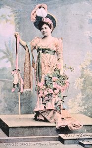 オペラ「トスカ」のハリクレアダークリー（ジャコモプッチーニ作）（1858-1924）1900（カラー写真） 作： Unbekannt Unbekannt
