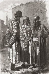 チャールズラプラント（d.1903）によって刻まれた「手の中の世界」からのイラスト、ウズベキスタンの首都、タシュケントのユダヤ人、1878年発行 作： Unbekannt Unbekannt