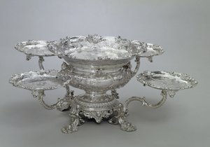 Paul de Lamerie（1688-1751）によるニューデゲートのセンターピース、1743 作： Unbekannt Unbekannt