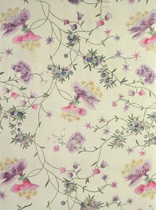 自然主義の花で描かれた素材 作： Unbekannt Unbekannt