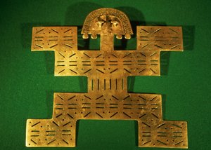 コロンビア、トリマ地域の胸飾り、西暦500年〜1500年（金） 作： Unbekannt Unbekannt