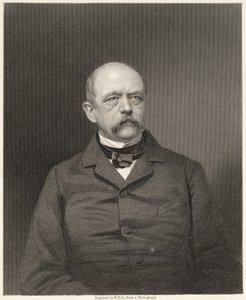 写真、パブからウィリアムホール（1807-71）によって刻まれたオットーフォンビスマルク（1815-98）の肖像画。ウィリアム・マッケンジー 作： Unbekannt Unbekannt