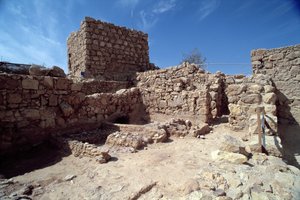 ヘロデ大王（紀元前73-4年）によって建設された要塞宮殿の遺跡c.37-31 BC