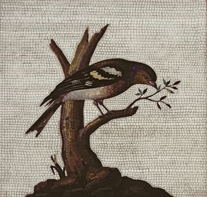 木の鳥のローマ時代のモザイク 作： Unbekannt Unbekannt