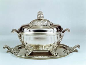 スープチューレンスタンド、ドレスデン、バロック、フリードリヒラインハルトシュロデル作、1750年頃