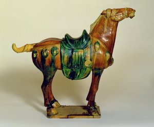 馬の唐風陶器図 作： Unbekannt Unbekannt
