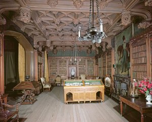 ライブラリ、アボッツフォードハウス、メルローズ、1822年に再建 作： Unbekannt Unbekannt