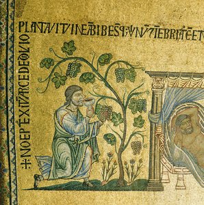 ヴェネツィアのサンマルコ大聖堂のアトリウムの第2金庫からのモザイク、ノアの物語 作： Unbekannt Unbekannt